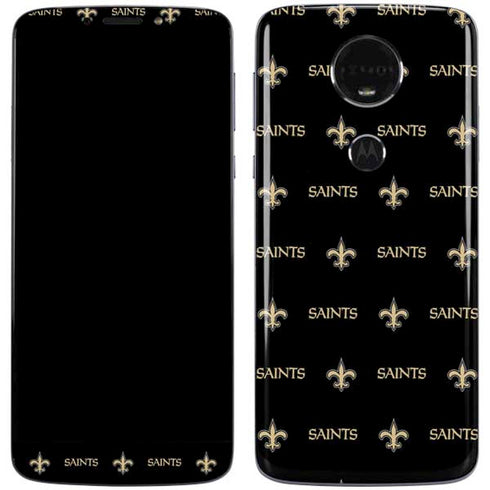 NFL New Orleans Saints Blitz Series Moto E5 Plus Skin