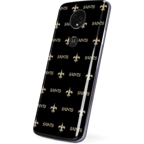 NFL New Orleans Saints Blitz Series Moto E5 Plus Skin