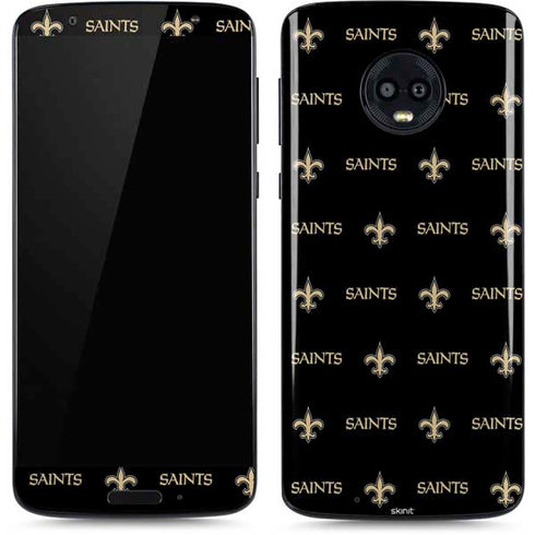 NFL New Orleans Saints Blitz Series Moto G6 Skin