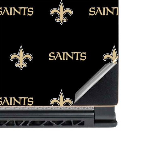 NFL New Orleans Saints Blitz Series MSI GS65 Stealth Laptop Skin