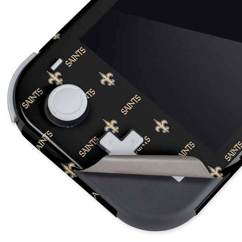 NFL New Orleans Saints Blitz Series Nintendo Switch Lite Skin