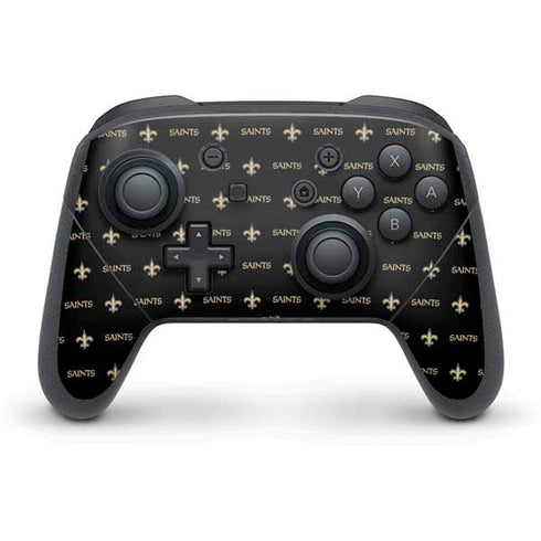 NFL New Orleans Saints Blitz Series Nintendo Switch Pro Controller Skin
