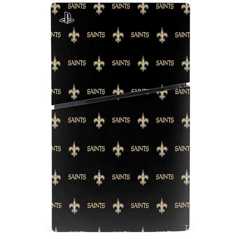 NFL New Orleans Saints Blitz Series PS5 Slim Disk Bundle Skin