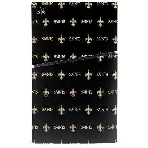 NFL New Orleans Saints Blitz Series PS5 Slim Disk Console Skin