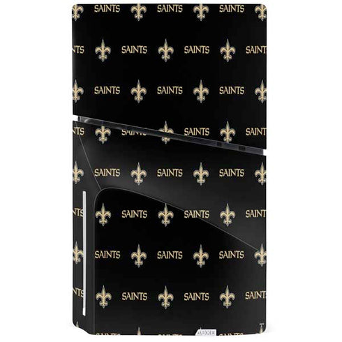 NFL New Orleans Saints Blitz Series PS5 Slim Disk Console Skin