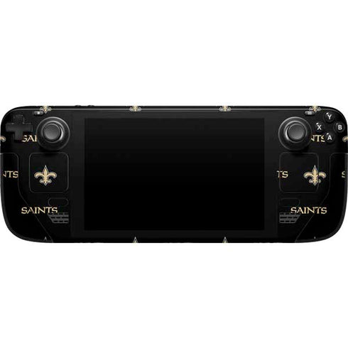 NFL New Orleans Saints Blitz Series Steam Deck Handheld Gaming Computer Skin