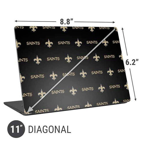 NFL New Orleans Saints Blitz Series Universal Laptop 11in (8.8 x 6.2in) Skin