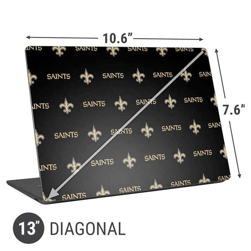 NFL New Orleans Saints Blitz Series Universal Laptop 13in (10.6 x 7.6in) Skin