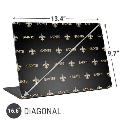NFL New Orleans Saints Blitz Series Universal Laptop 16.6in (13.4 x 9.7in) Skin