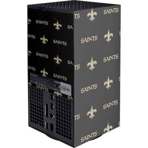 NFL New Orleans Saints Blitz Series Xbox Series X Console Skin