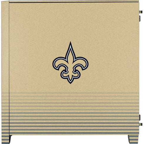 NFL New Orleans Saints Breakaway Corsair 4000D Tempered Glass Mid-Tower ATX Case Skin