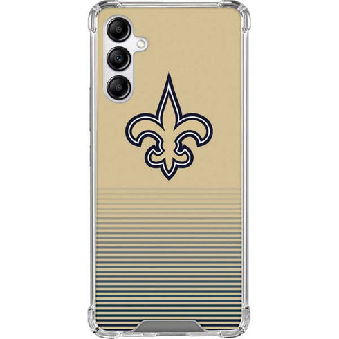NFL New Orleans Saints Breakaway Galaxy A14 5G Clear Case