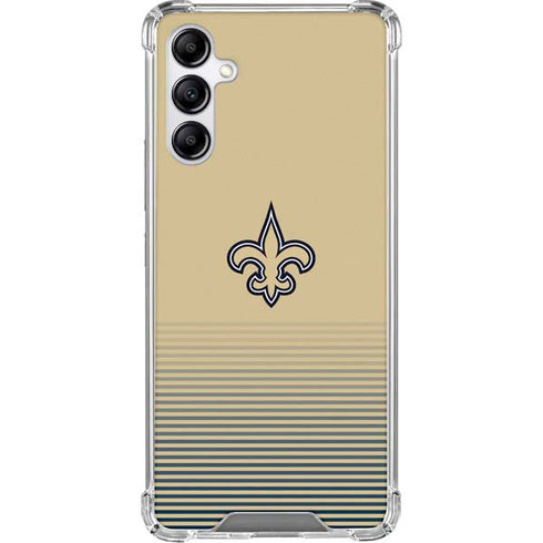 NFL New Orleans Saints Breakaway Galaxy A15 5G Clear Case