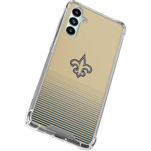 NFL New Orleans Saints Breakaway Galaxy A15 5G Clear Case