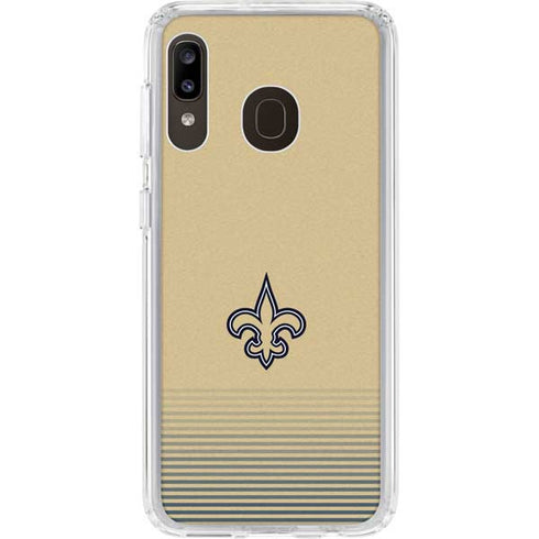NFL New Orleans Saints Breakaway Galaxy A20 Clear Case