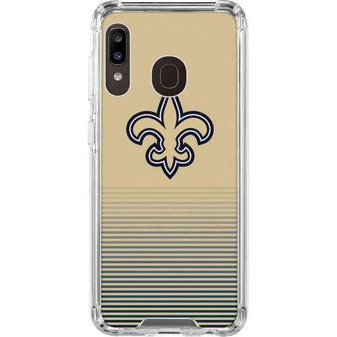 NFL New Orleans Saints Breakaway Galaxy A30 Clear Case