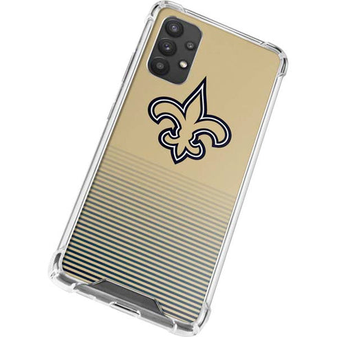 NFL New Orleans Saints Breakaway Galaxy A32 5G Clear Case