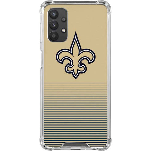 NFL New Orleans Saints Breakaway Galaxy A32 5G Clear Case