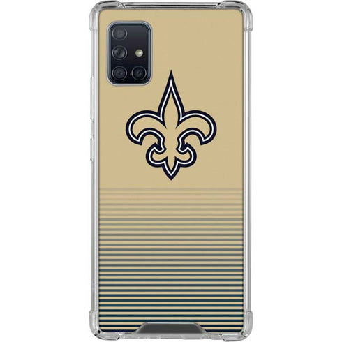 NFL New Orleans Saints Breakaway Galaxy A51 5G Clear Case