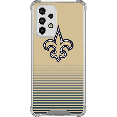 NFL New Orleans Saints Breakaway Galaxy A53 5G Clear Case