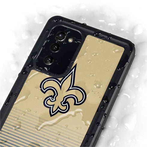 NFL New Orleans Saints Breakaway Galaxy Note20 5G Waterproof Case