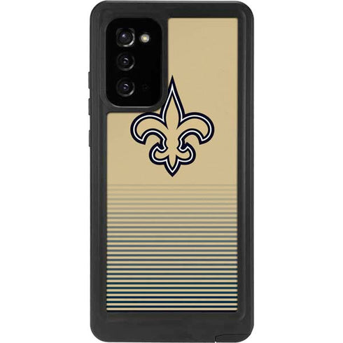 NFL New Orleans Saints Breakaway Galaxy Note20 5G Waterproof Case