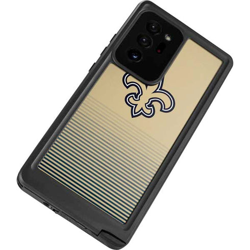 NFL New Orleans Saints Breakaway Galaxy Note20 Ultra 5G Waterproof Case