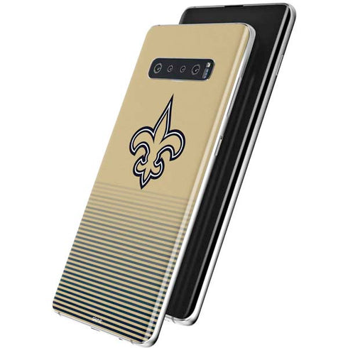 NFL New Orleans Saints Breakaway Galaxy S10 Plus Skin