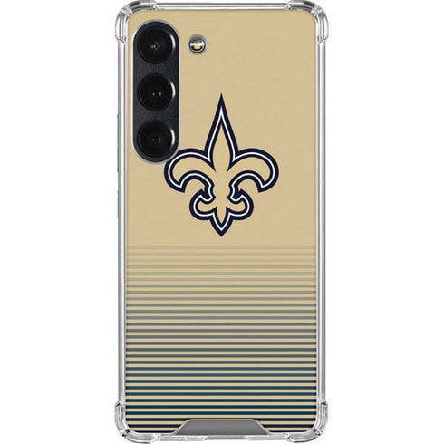 NFL New Orleans Saints Breakaway Galaxy S23 Clear Case