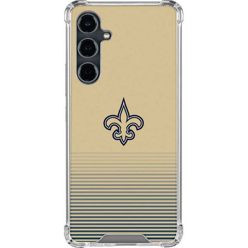 NFL New Orleans Saints Breakaway Galaxy S23 FE Clear Case