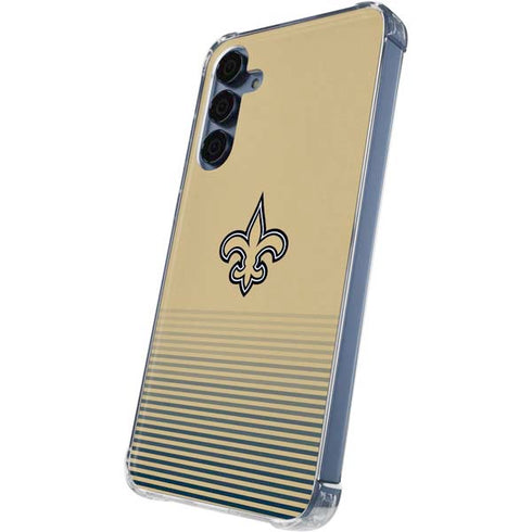 NFL New Orleans Saints Breakaway Galaxy S24 Clear Case