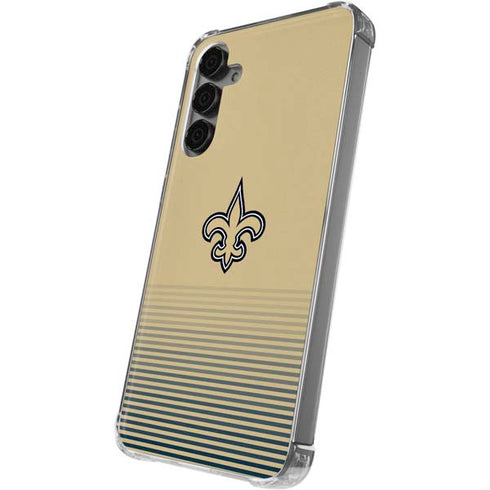 NFL New Orleans Saints Breakaway Galaxy S24 Plus Clear Case
