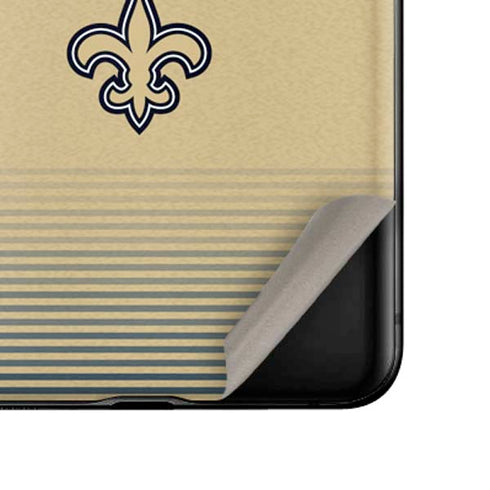 NFL New Orleans Saints Breakaway Galaxy Z Flip Skin