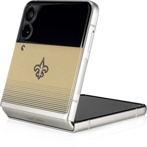 NFL New Orleans Saints Breakaway Galaxy Z Flip4 5G Skin