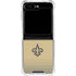 NFL New Orleans Saints Breakaway Galaxy Z Flip5 5G Clear Case