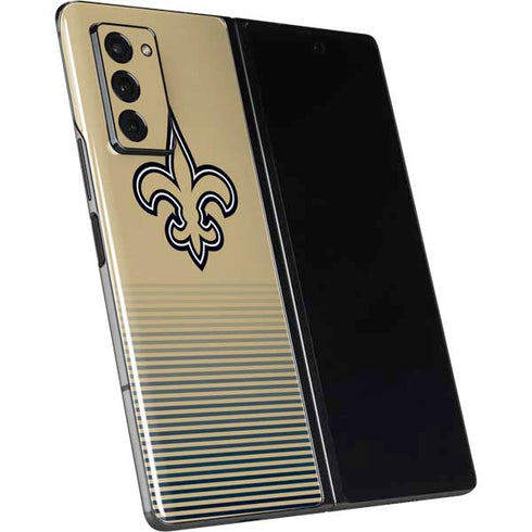 NFL New Orleans Saints Breakaway Galaxy Z Fold2 5G Skin