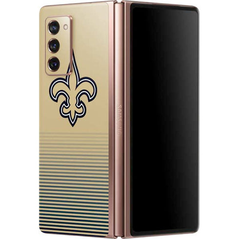 NFL New Orleans Saints Breakaway Galaxy Z Fold2 5G Skin