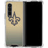 NFL New Orleans Saints Breakaway Galaxy Z Fold4 5G Clear Case