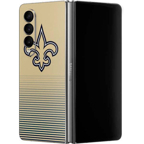 NFL New Orleans Saints Breakaway Galaxy Z Fold4 5G Skin