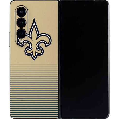 NFL New Orleans Saints Breakaway Galaxy Z Fold4 5G Skin