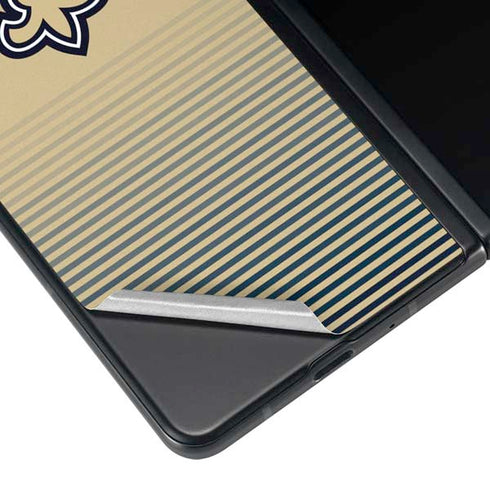 NFL New Orleans Saints Breakaway Galaxy Z Fold4 5G Skin