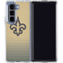 NFL New Orleans Saints Breakaway Galaxy Z Fold5 5G Clear Case