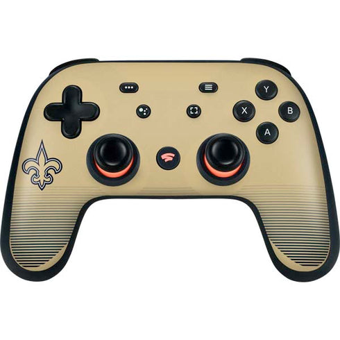 NFL New Orleans Saints Breakaway Google Stadia Controller Skin