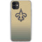NFL New Orleans Saints Breakaway iPhone 11 Clear Case