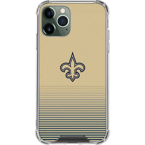 NFL New Orleans Saints Breakaway iPhone 11 Pro Max Clear Case