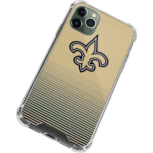 NFL New Orleans Saints Breakaway iPhone 12 Pro Clear Case