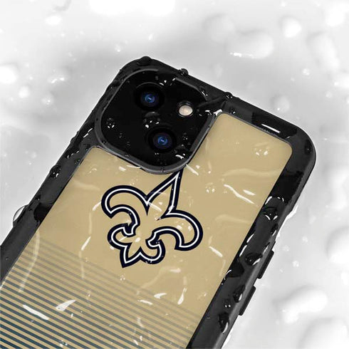 NFL New Orleans Saints Breakaway iPhone 13 Mini Waterproof Case
