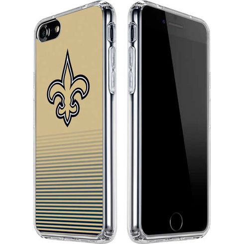 NFL New Orleans Saints Breakaway iPhone SE (2nd & 3rd Gen) Clear Case