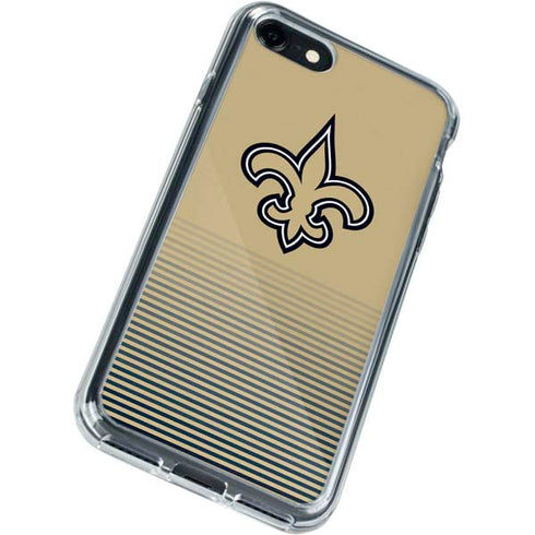 NFL New Orleans Saints Breakaway iPhone SE (2nd & 3rd Gen) Clear Case