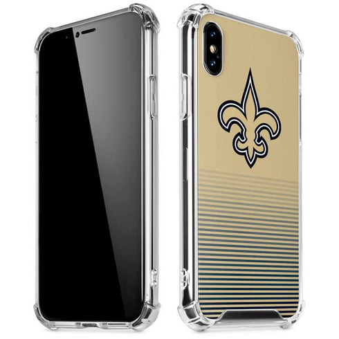 NFL New Orleans Saints Breakaway iPhone X/XS Clear Case
